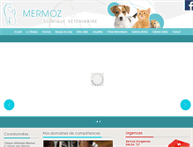 Tablet Screenshot of clinique-veterinaire-mermoz.com